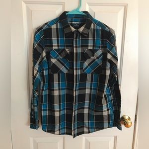 Tony Hawk Plaid Button-up